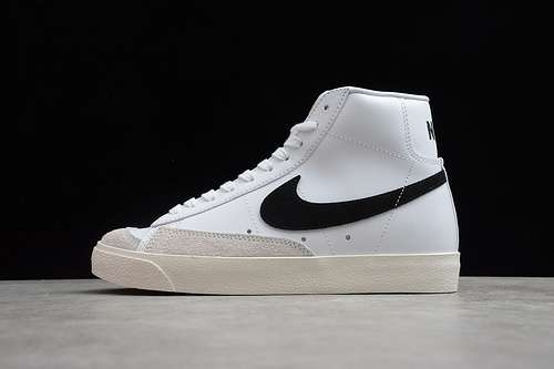 320BQ6806100SB BLAZER MID 77 VINTAGE WHITEBLACKWOMAN3639MAN4044