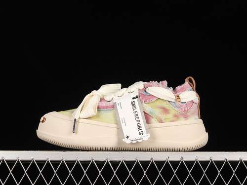 310SMILEREPUBLIC CANVAS SHOES WHITEMULTICOLORBLACKWOMAN3540