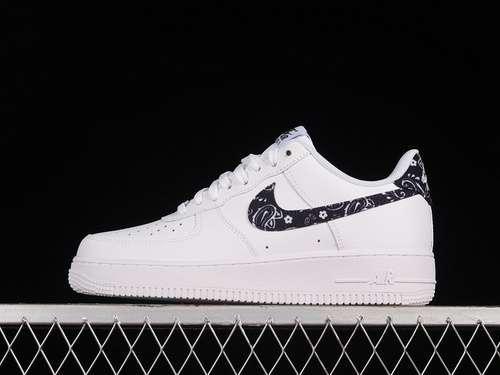 270DH4406101AIR FORCE 1 LOW BLACK PAISLEY WHITEBLACKWHITEWOMAN3639MAN4045