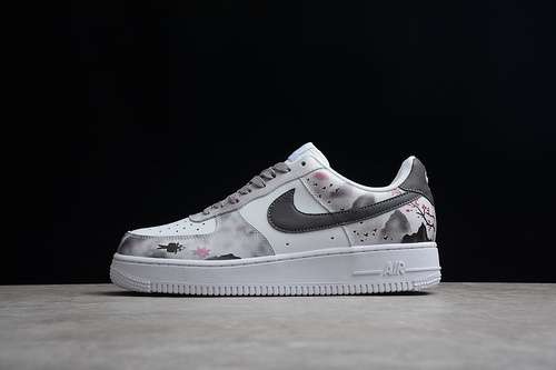 320DH2920111AIR FORCE 1 LOW 07 GS WHITEBLACKGREYWOMAN3639MAN4045