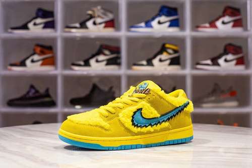 450CJ5378700H12 GRATEFUL DEAD DUNK LOW SB YELLOW BEAR OPTI YELLOWBLUE FURYUNISEX36485