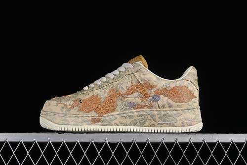 530HJ4285777AIR FORCE 1 07 LOW YEAR OF THE DRAGON METALLIC GOLDLILACUNISEX3646