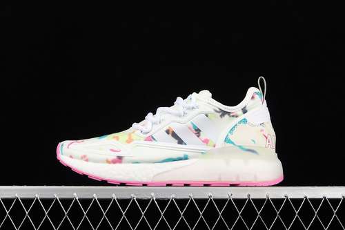 320GX5405ZX 2K BOOST SHOES CLOUD WHITESCREAMING PINKACID MINTWOMAN3640