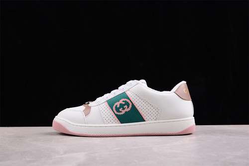 460GUCCI SCREENER GG WHITEGREENBROWNPINKWOMAN3540