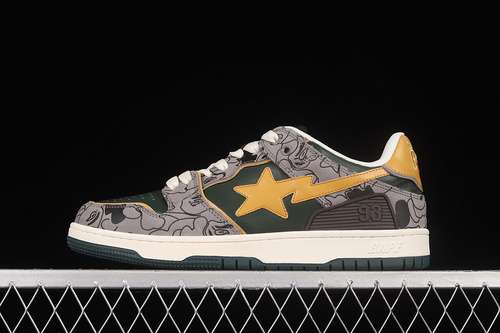4801G70191035HUMAN MADE BAPE STA SK8 TO NIGO GREYYELLOWBEIGEMAN4045