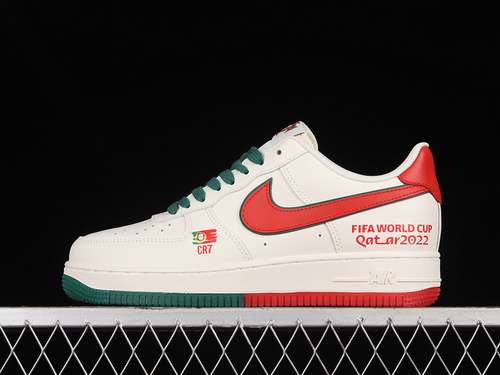 340DR9868900AIR FORCE 1 LOW 07 BEIGEREDGREENWOMAN3639MAN4045