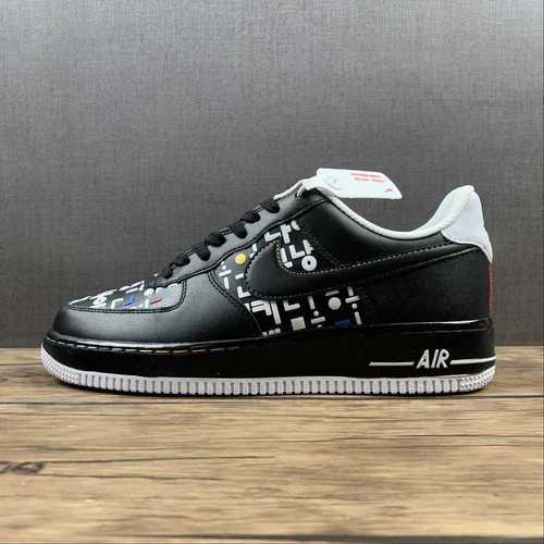 300DO2704010 AIR FORCE 1 LOW x2707 LV8 HANGUL DAY BLACKWHITEREDWOMAN3639MAN4045