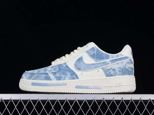 340CW1888611AIR FORCE 1 LOW 07 BROKEN SILK WHITEBLUEBEIGEWOMAN3639MAN4045