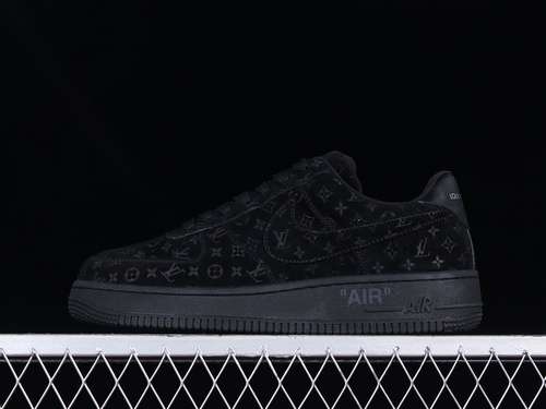 600AIR FORCE 1 LOW 07 X LV BLACKBLACKBLACKMAN3846