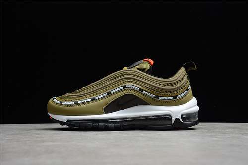 310DC4830300UNDEFEATED X AIR MAX 97 MILITIA GREENORANGE BLAZEWHITEBLACKUNISEX3645