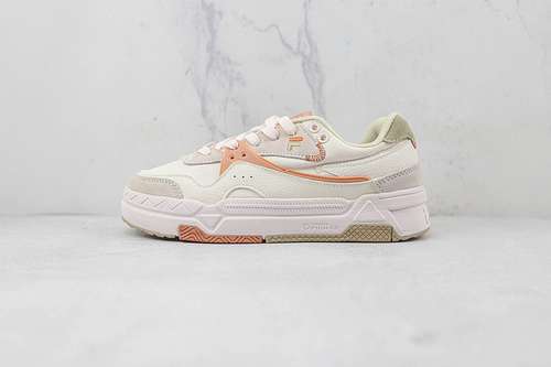 280FILA FUSION PLATFORM DAD SHOES WHITEBEIGEORANGEWOMAN35540