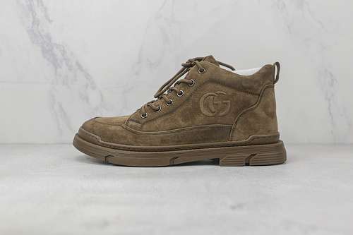 380GUCCI MID OUTDOOR BOOTS BROWNBROWNBROWNMAN3844
