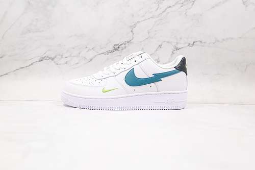 300DJ6894100AIR FORCE 1 LOW LIGHTNING BOLT WHITEAQUAMARINELIME GLOWOFF NOIR3645