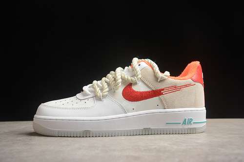 300FD4205161AIR FORCE 1 07 LOW RETRO SP WHITEGREYORANGEWOMAN3639MAN4045