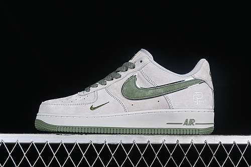 340WW5021623AIR FORCE 1 07 LOW GREYGREENWOMAN3639MAN4045