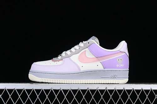 320CJ0304016COMME DES GARCONS AIR FORCE 1 LOW WHITEPINKPURPLEWOMAN3642