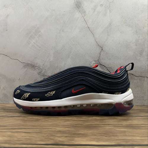 340CK1220400AIR MAX 97 GOLF WING IT OBSIDIANUNIVERSITYWHITEWOMAN3639MAN4045