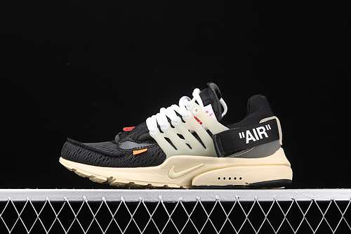AA3830001GET AIR PRESTO X OW WHITE 2018 BLACKBLACKMUSLIN