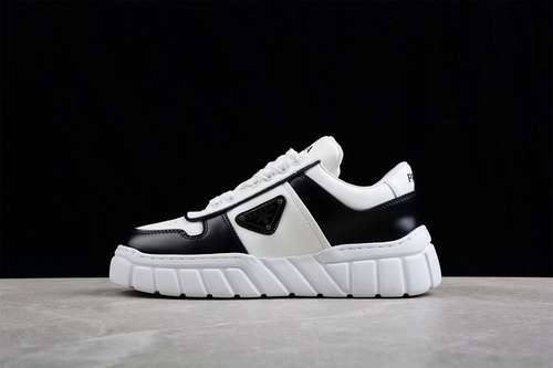 480PRADA 22SS LOW SHOES BLACKWHITEWHITEWOMAN3539MAN4045