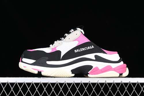 450W3SM15671BALENCIAGA TRIPLE S WHITEPINKBLACKWOMAN3539MAN4046