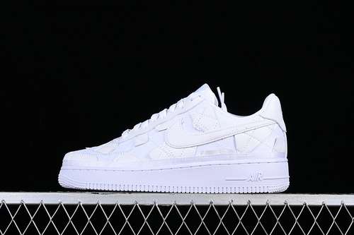 400DZ3674100AIR FORCE 1 LOW 07 COLOR OF THE MONTH REPTILIAN LEATHER WHITEMETALLIC GOLD