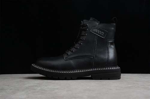 480GUCCI 21SS MARTIN BOOTS BLACKBLACKBLACKWOMAN3539MAN4044