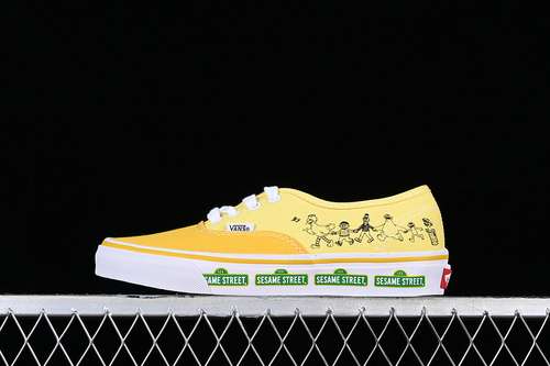 220VN0009PVYLWSESAME STREET VANS AUTHENTIC WHHITEYELLOWGOLDGREENWOMAN3539MAN4044