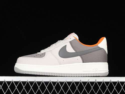 320DG2296016AIR FORCE 1 LOW 07 GREYLIGHT GREYORANGEWOMAN3639MAN4045