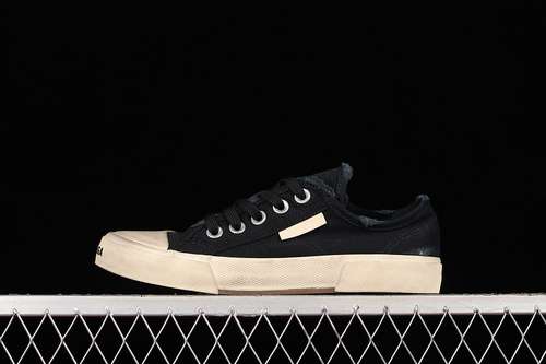 320W3RC11090BALENCIAGA VULC DESTR LOW SNEAKERS BLACKBLACKBEIGEWOMAN3539MAN4046