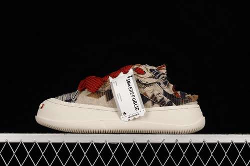 310SMILEREPUBLIC FOOTWEAR CANVAS SHOES BEIGEREDBROWNWOMAN3540