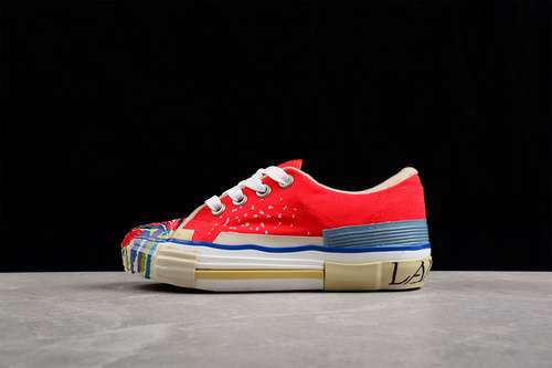 460LANVIN CANVAS SHOES REDWHITEMULTICOLORWOMAN3539MAN4046