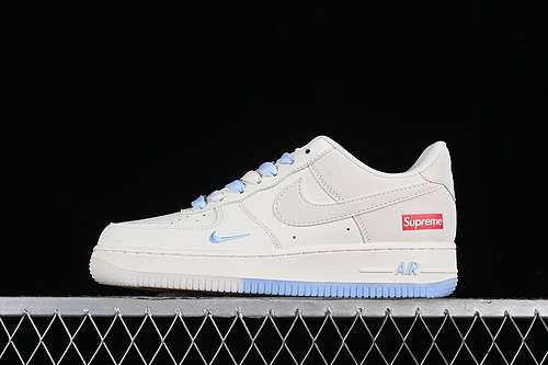 320BB9599202AIR FORCE 1 07 LOW SUPREME WHITEBLUEGREYWOMAN3639MAN4045