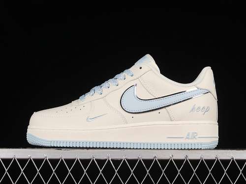 340BM1996099AIR FORCE 1 LOW 07 KEEP FRESH BEIGELIGHT BLUESILVERWOMAN3639MAN4045