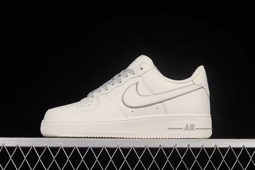 340NY2022017KITH X AIR FORCE 1 LOW 07 BEIGEBEIGESILVERWOMAN3639MAN4045