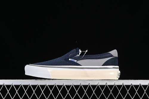 240VN000MXHDT4VANS TDC TOKYO DESIGN COLLECTIVE OLD SKOOL SLIPON PREMIUM WHITEGREYBLUE