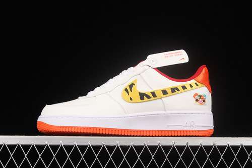 300DQ4502171AIR FORCE 1 LOW LV8 CNY TIGER WHITEYELLOWUNIVERSITY GOLDUNSIEX3645