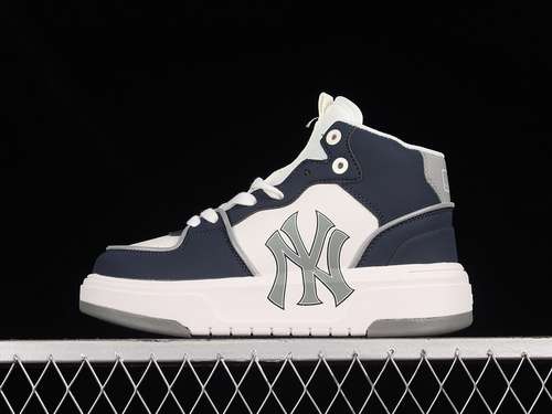 2803ASXCB12N50NYDNY MLB CHUNKY LINER HIGH BLACKLIGHT GREYWHITEWOMAN3539MAN4044