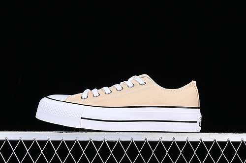 200A03542CCONVERSE CHUCK TAYLOR ALL STAR LIFT PLATFORM CANVAS LOW OAT MILKOAT MILK