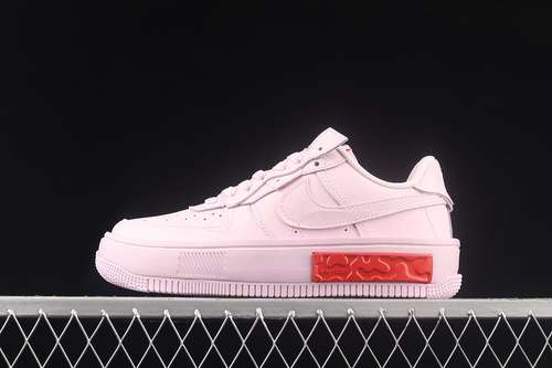 280DA7024600AIR FORCE 1 FONTANKA VALENTINEx27S DAY PINK FOAMUNIVERSITY REDBLACK