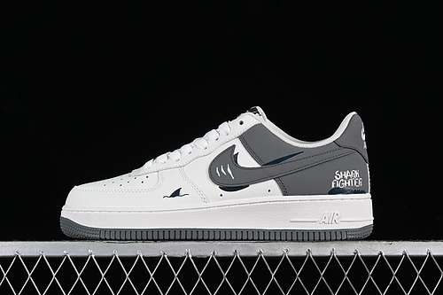 320DB3301220AIR FORCE 1 07 LOW SHARK WHITEGREYWOMAN3639MAN4045