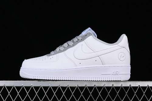 320TT0801605FRAGMENT DESIGN AIR FORCE 1 07 LOW WHITEGREYWOMAN3639MAN4045