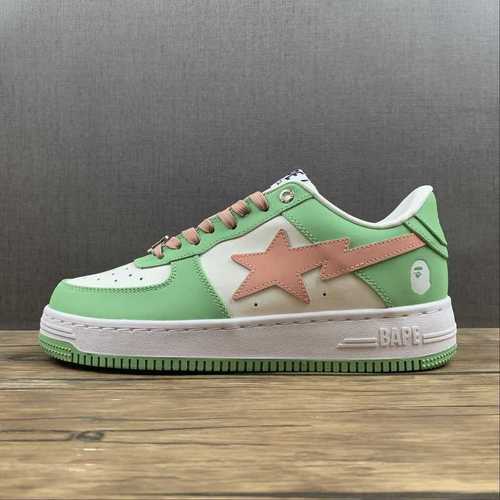 380BAPE STA TO LOW LIGHT GREENLIGHT PINKWHITEWOMAN3639MAN4045