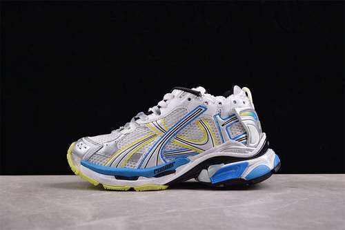 580IF7088BALENCIAGA RUNNER KITH FOURCOLOR 70 SILVERYELLOWBLUEWOMAN3539MAN4046