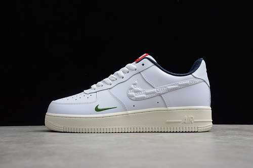 300CU2980193AIR FORCE 1 LOW 07 WHITENAVY BLUEGREENWOMAN3639MAN4045