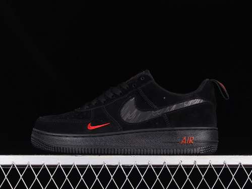 320DZ4514001AIR FORCE 1 LOW BLACKBLACKLIGHT CRIMSONWOMAN3639MAN4045