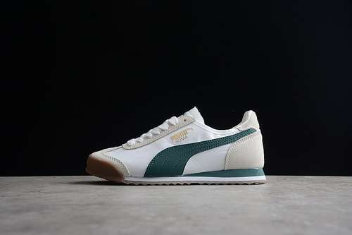 25036240812PUMA SMASH VULC CANVAS V2 WHITEGREENGOLDWOMAN35539MAN4044