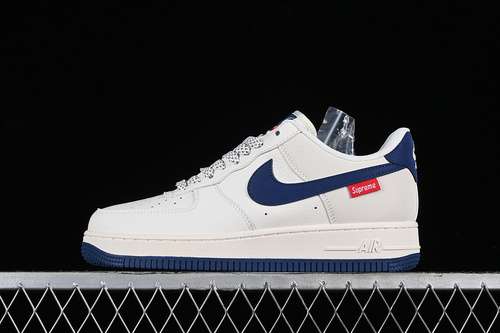 340HD1968025SUPREME AIR FORCE 1 07 LOW WHITEGREYBLUEWOMAN3639MAN4045