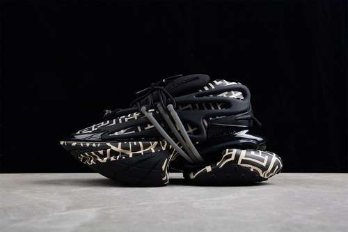 580BALMAIN 2022 SHOES BLACKBLACKWHITEWOMAN3539MAN4046