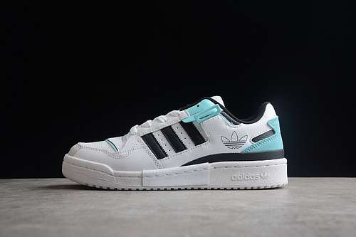 280GZ5390FORUM EXHIBIT LOW SHOES CLOUD WHITECORE BLACKPULSE AQUAWOMAN3639MAN4045