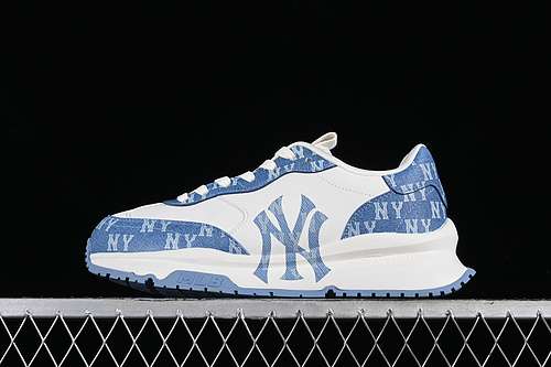 2403ARNCRD4N50BLSNY MLB CHUNKY RUNNER DENIM MONOGRAM WHITEBLUEWOMAN3539MAN4045